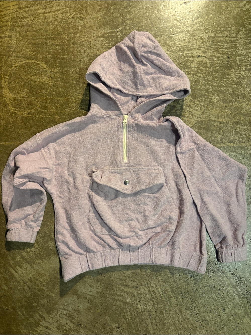 Little Urban Apparel Kids Lavender Hoodie Jacket with Front Pocket